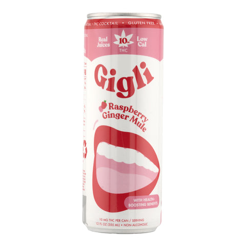 Gigli Raspberry Ginger Mule Cocktail 10mg THC