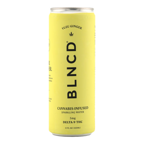 BLNCD Yuzu Ginger 5mg THC Infused Sparkling Water