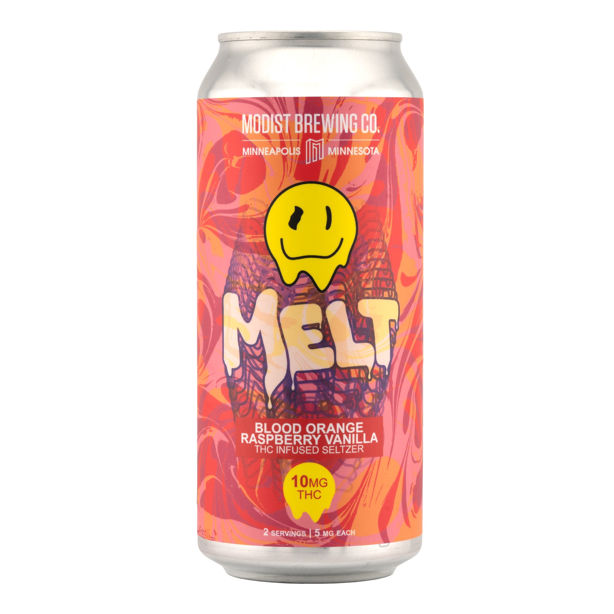 MODIST BREWING Melt Infused Seltzer 10mg THC (3 Flavors)