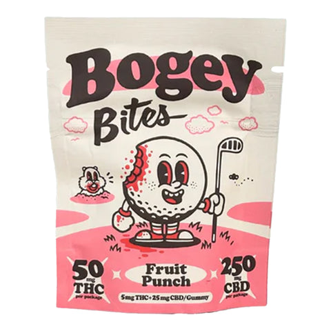 Bogey Bites Fruit Punch Gummies 1:5 THC to CBD