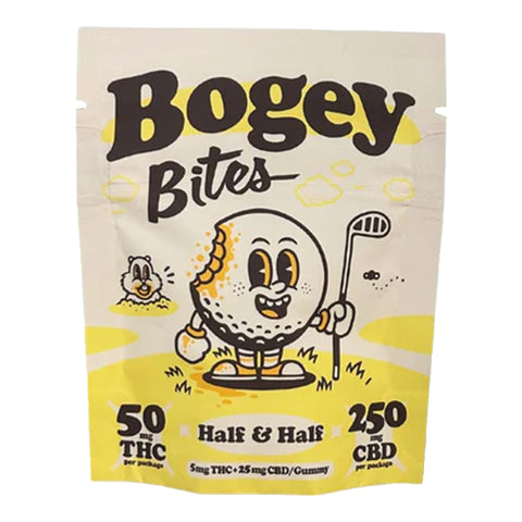 Bogey Bites Half & Half Gummies 1:5 THC to CBD