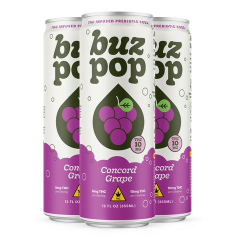 BUZ POP Prebiotic THC Soda 10mg THC - Hemp House