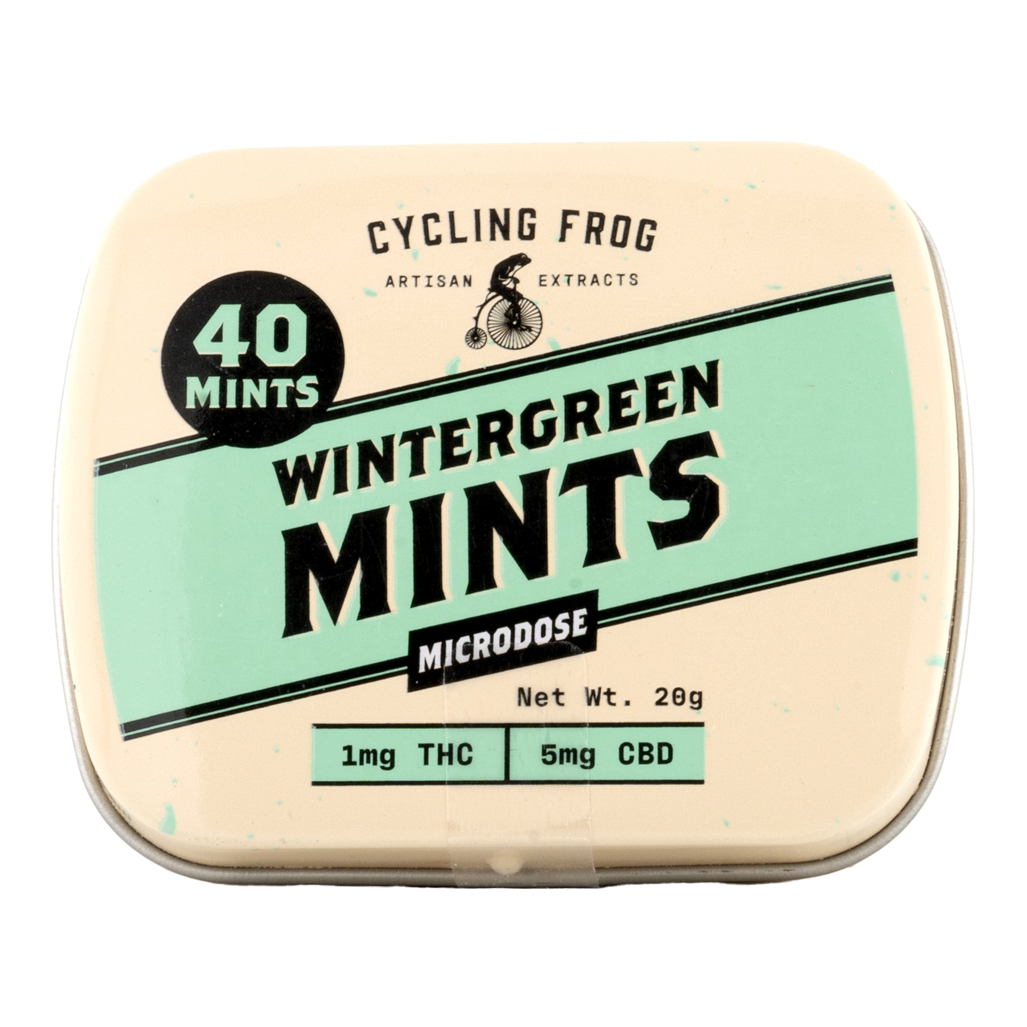 CYCLING FROG Wintergreen Mints 40mg THC