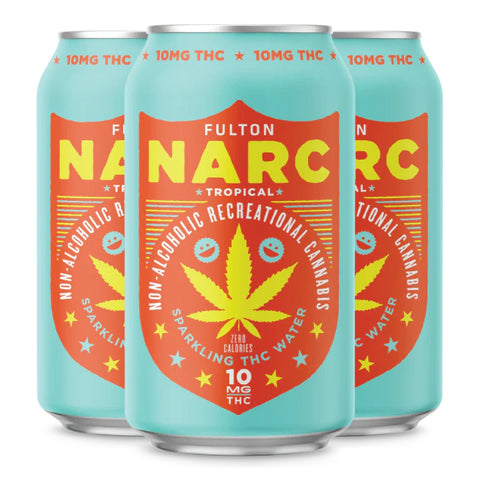 FULTON Narc Sparkling Water 10mg THC (2 Flavors) - Hemp House Store