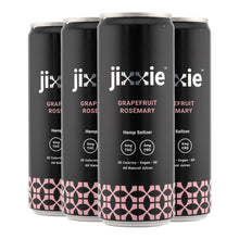 Jixxie Grapefruit Rosemary Hemp Seltzer 4mg THC 4mg CBD - 6 pack