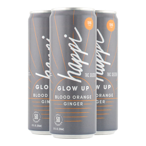 Happi Glow Up 10mg Blood Orange Ginger - 4pack