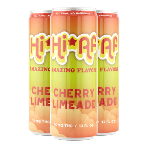 Hi AF Cherry Limeade 10mg Seltzer - 4 pack