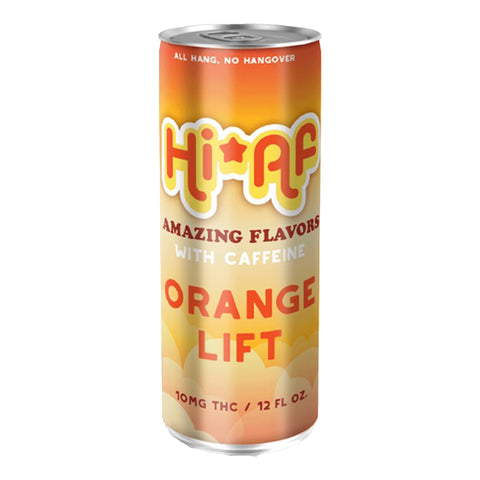 Hi AF Orange Lift 10mg Seltzer with Caffeine