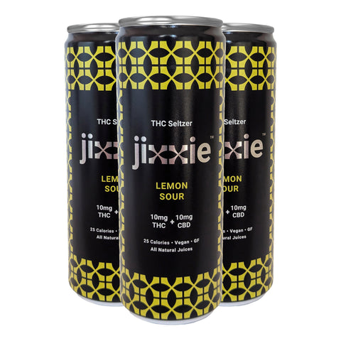 JIXXIE THC Infused Seltzers 10mg THC (4 Flavors)