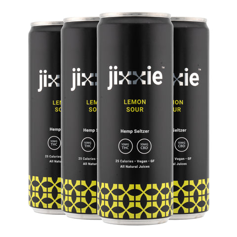 JIXXIE THC Infused Seltzers 10mg THC (4 Flavors)