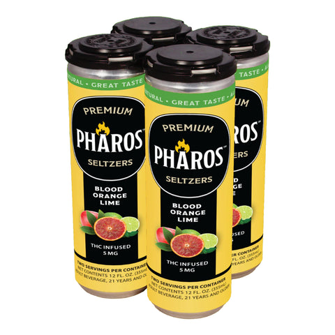 PHAROS Premium Seltzers 5mg THC (4 Flavors)