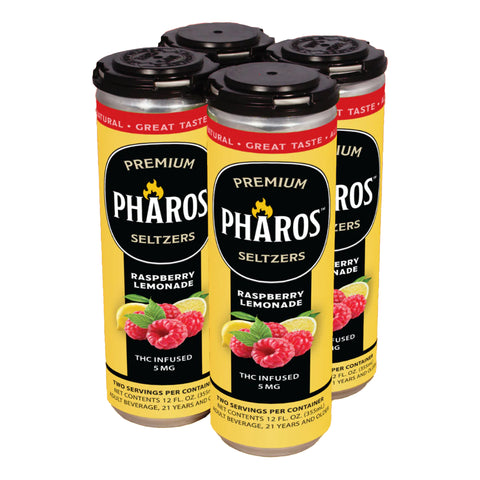 PHAROS Premium Seltzers 5mg THC (4 Flavors)