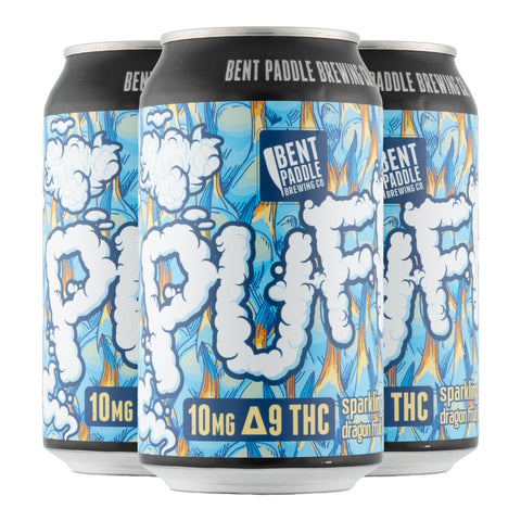 BENT PADDLE PUFF Sparkling THC Water 10mg THC (3 Flavors)