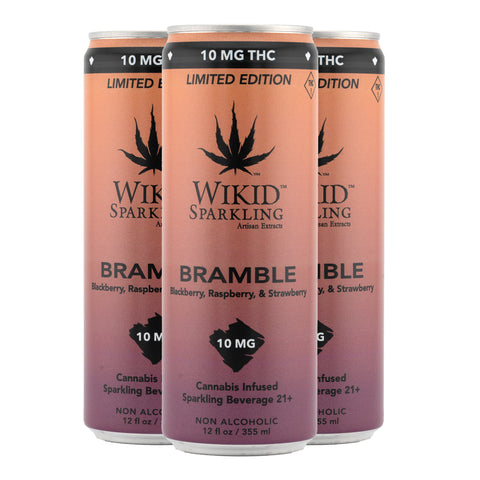 WIKID Sparkling 10mg THC (2 Flavors) - Hemp House Store 4 pack