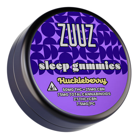 Zuuz Huckleberry Sleep Gummies THC + CBN