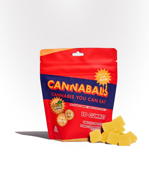 CANNABALS Live Resin THC Gummies 50mg THC (3 Flavors) - Hemp House Store