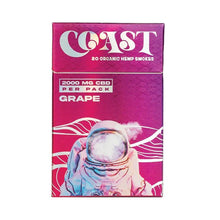 COAST SMOKES 10 pack CBD Cigarettes (8 Flavors) - Hemp House Store