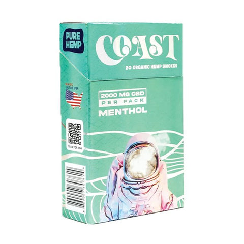 COAST SMOKES 10 pack CBD Cigarettes (8 Flavors) - Hemp House Store