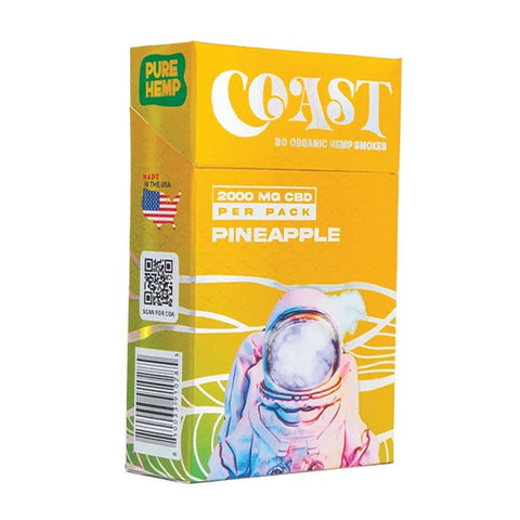 COAST SMOKES 10 pack CBD Cigarettes (8 Flavors) - Hemp House Store