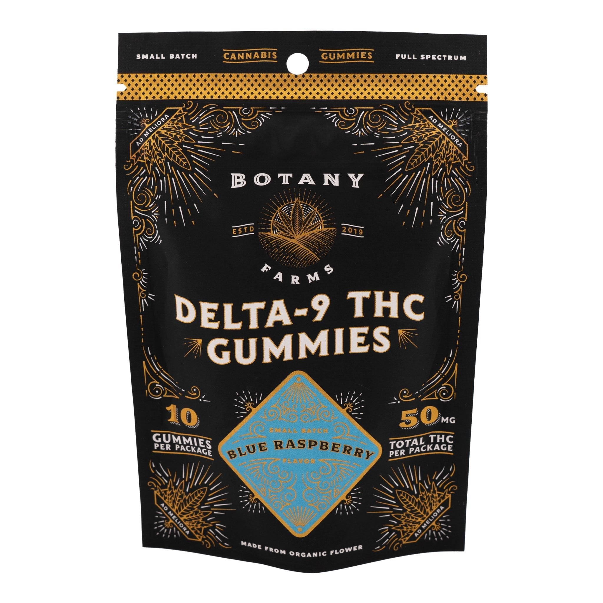 BOTANY FARMS Delta-9 THC Gummies 50mg THC (6 Flavors)