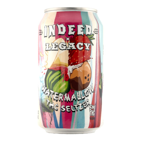 LEGACY x INDEED Watermallow THC Seltzer 5 mg THC - Hemp House Store