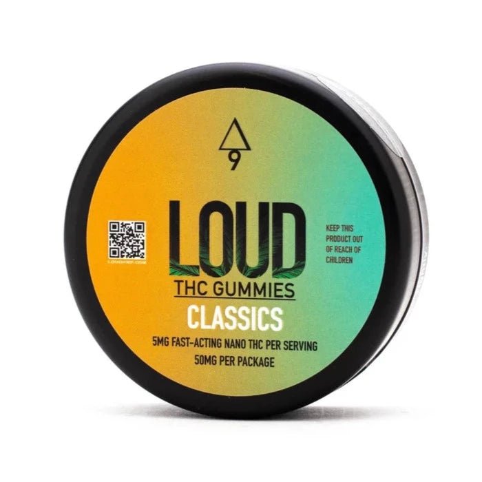 LOUD D9 Gummies 50 mg THC (2 Flavors)